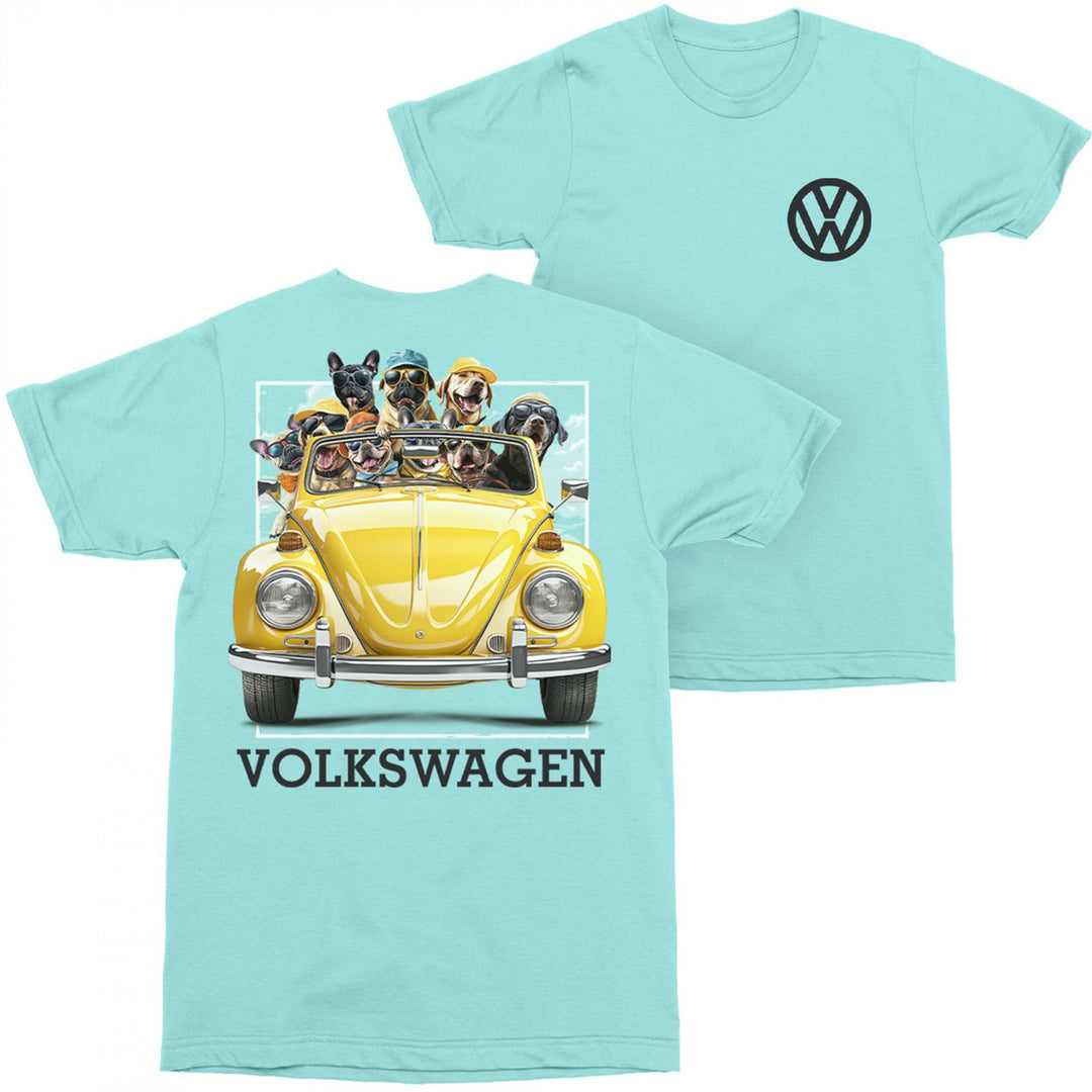 Volkswagen Dog Days Front and Back Print T-Shirt Image 1