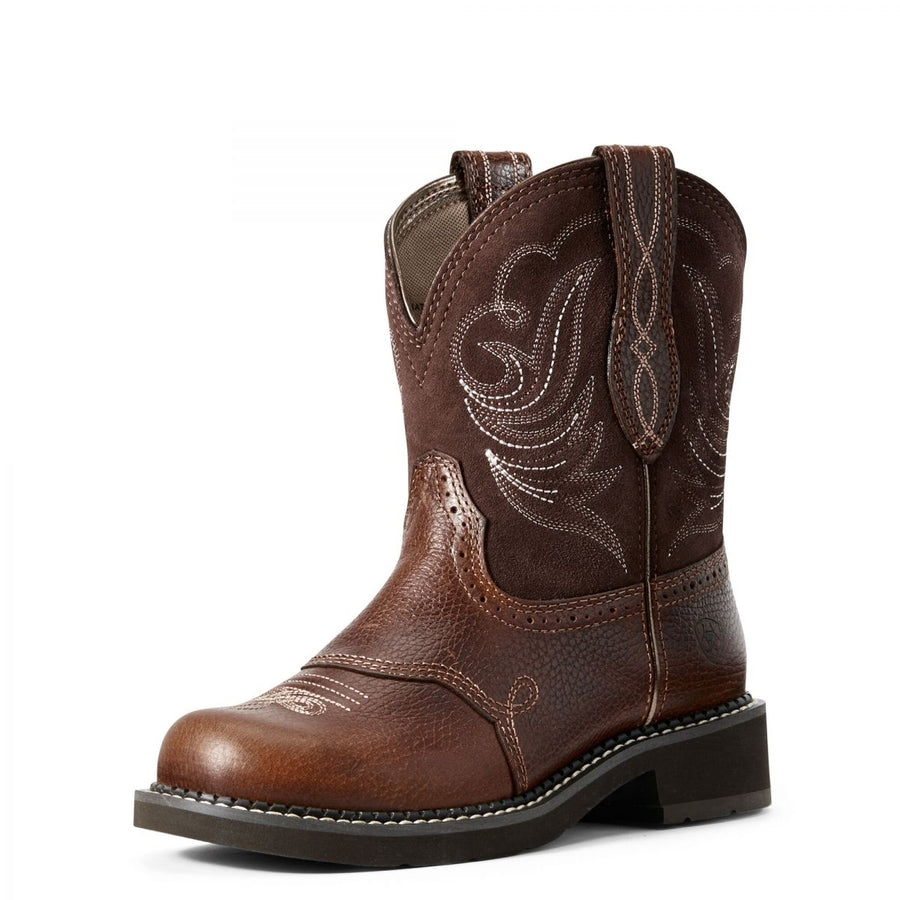 Ariat Womens 8" Fatbaby Heritage Dapper Western Boot Copper Kettle/Brownie - 10029492 COPPER KETTLE/BROWNIE Image 1