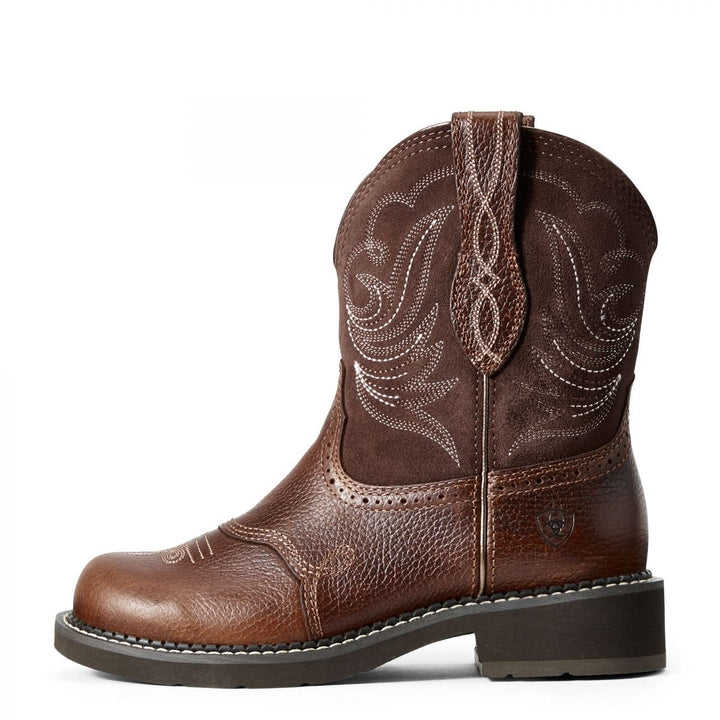 Ariat Womens 8" Fatbaby Heritage Dapper Western Boot Copper Kettle/Brownie - 10029492 COPPER KETTLE/BROWNIE Image 2