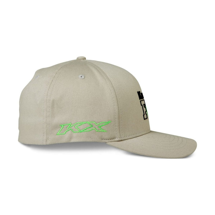 Fox Racing Mens Flexfit Hat Black Fox X Kawi Adjustable Size Comfortable Fit Image 4