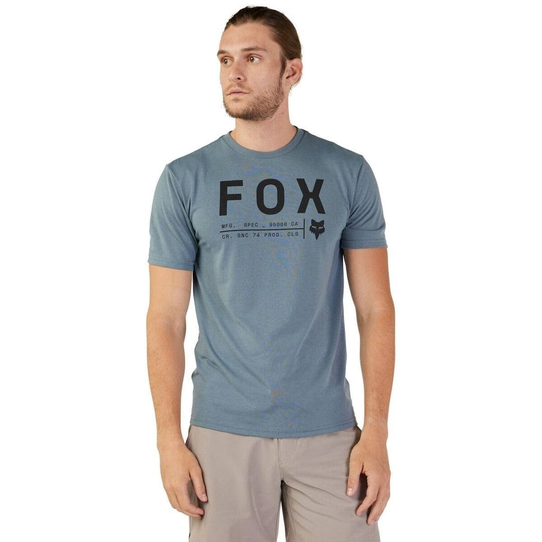 Fox Racing Non Stop SS Tech Tee Citadel Mens Lightweight Athletic Shirt Image 2