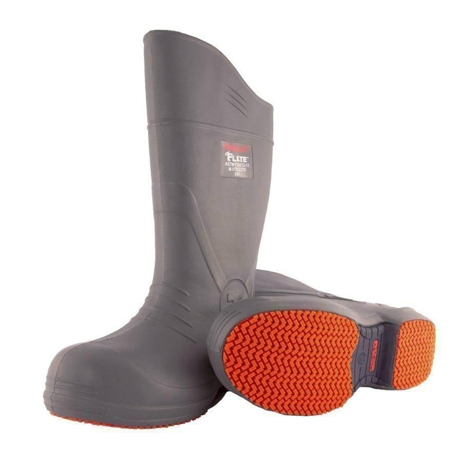 Tingley Unisex 15" Flite Composite Toe Boot with Safety-Loc Outsole Gray/Orange - 28259 GRAY/ORANGE Image 1