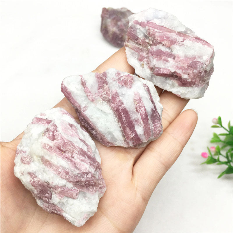 200g Bulk Natural Rose Pink Tourmaline Crystal Healing Stone Mineral Rough Birthstone for DIY Jewelry Making Jewelry Image 1