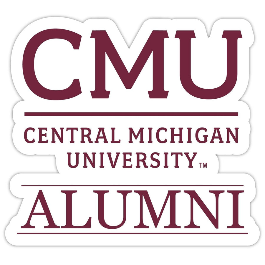 Central Michigan University 4-Inch Alumni NCAA Vinyl Sticker - Durable School Spirit Decal Image 1