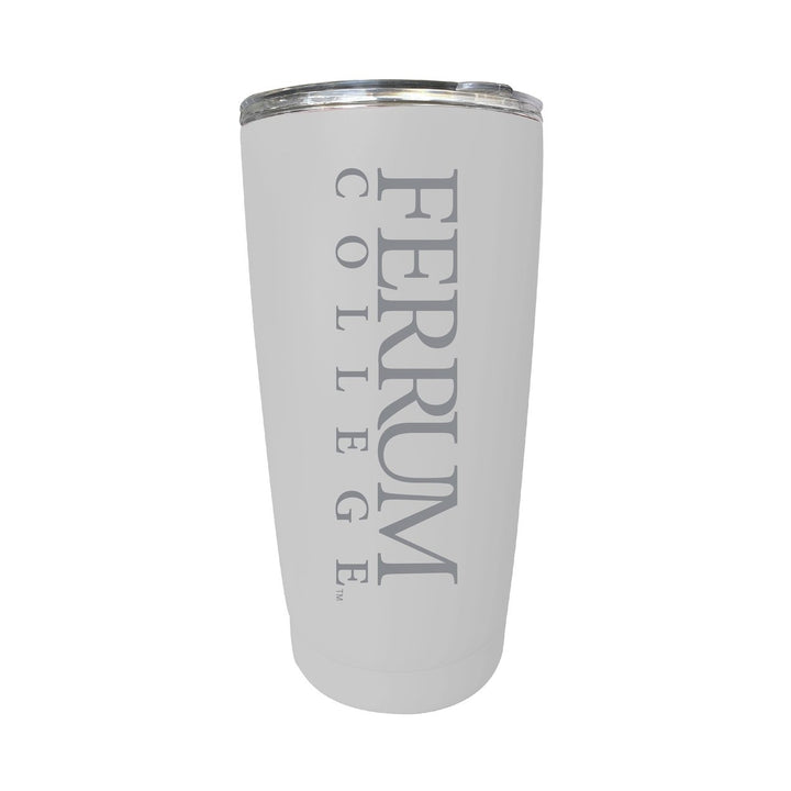 Ferrum College 16 oz Stainless Steel Etched Tumbler - Choose Your Color Image 2