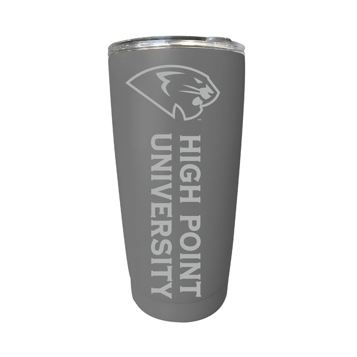 High Point University 16 oz Stainless Steel Etched Tumbler - Choose Your Color Image 2