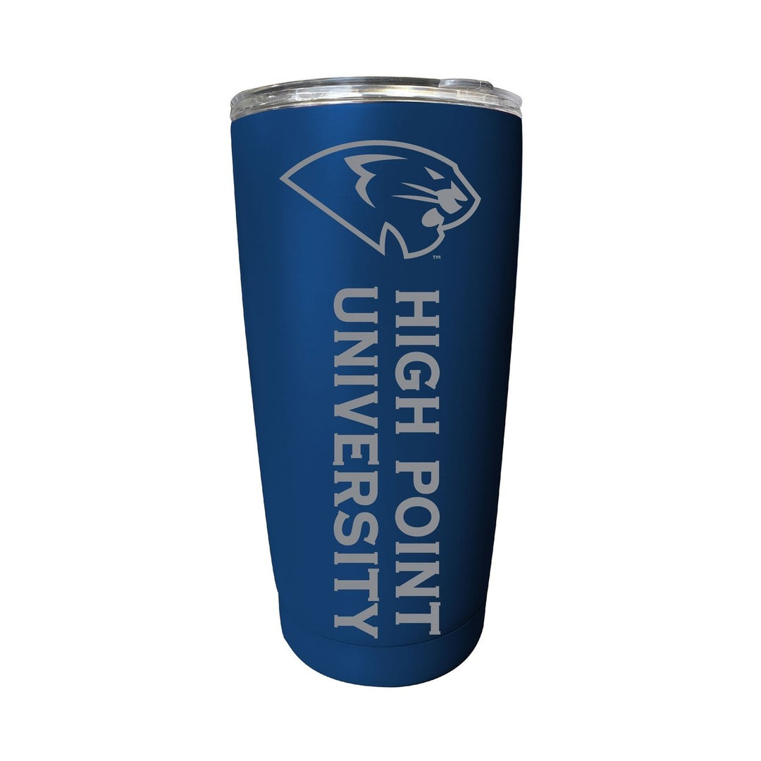 High Point University 16 oz Stainless Steel Etched Tumbler - Choose Your Color Image 3