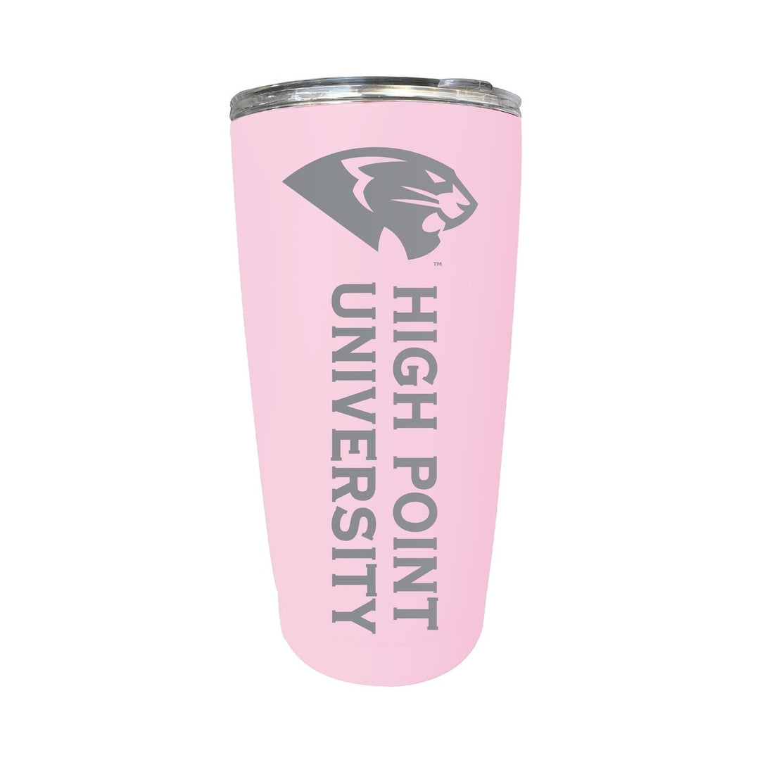 High Point University 16 oz Stainless Steel Etched Tumbler - Choose Your Color Image 4