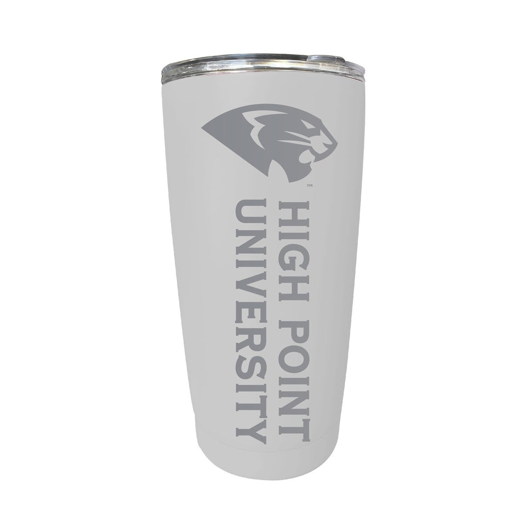 High Point University 16 oz Stainless Steel Etched Tumbler - Choose Your Color Image 7