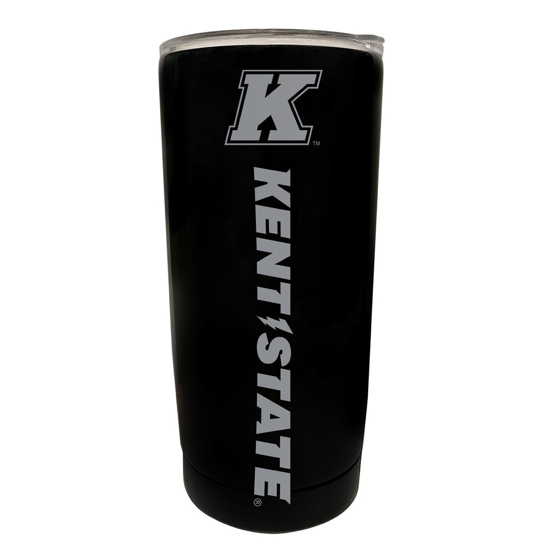 Kent State University 16 oz Stainless Steel Etched Tumbler - Choose Your Color Image 1