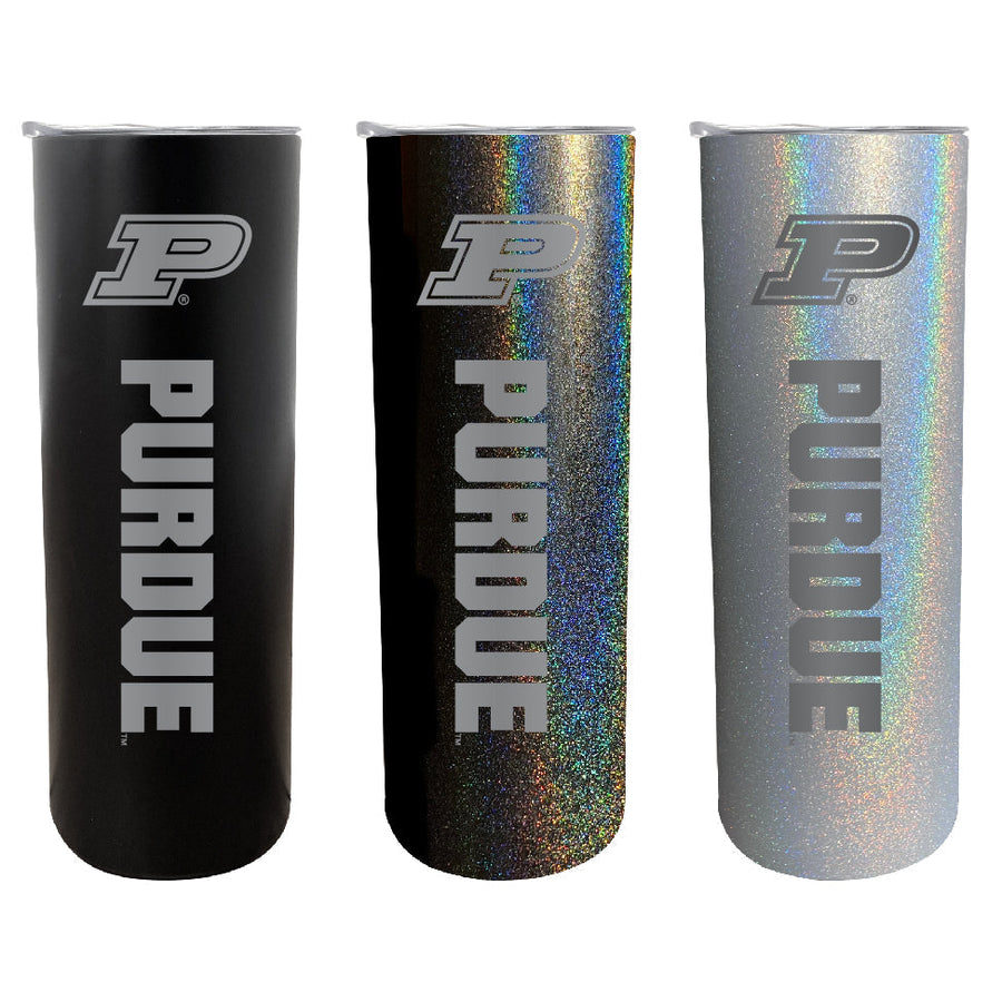 Purdue Boilermakers NCAA Laser-Engraved Tumbler - 16oz Stainless Steel Insulated Mug Image 1