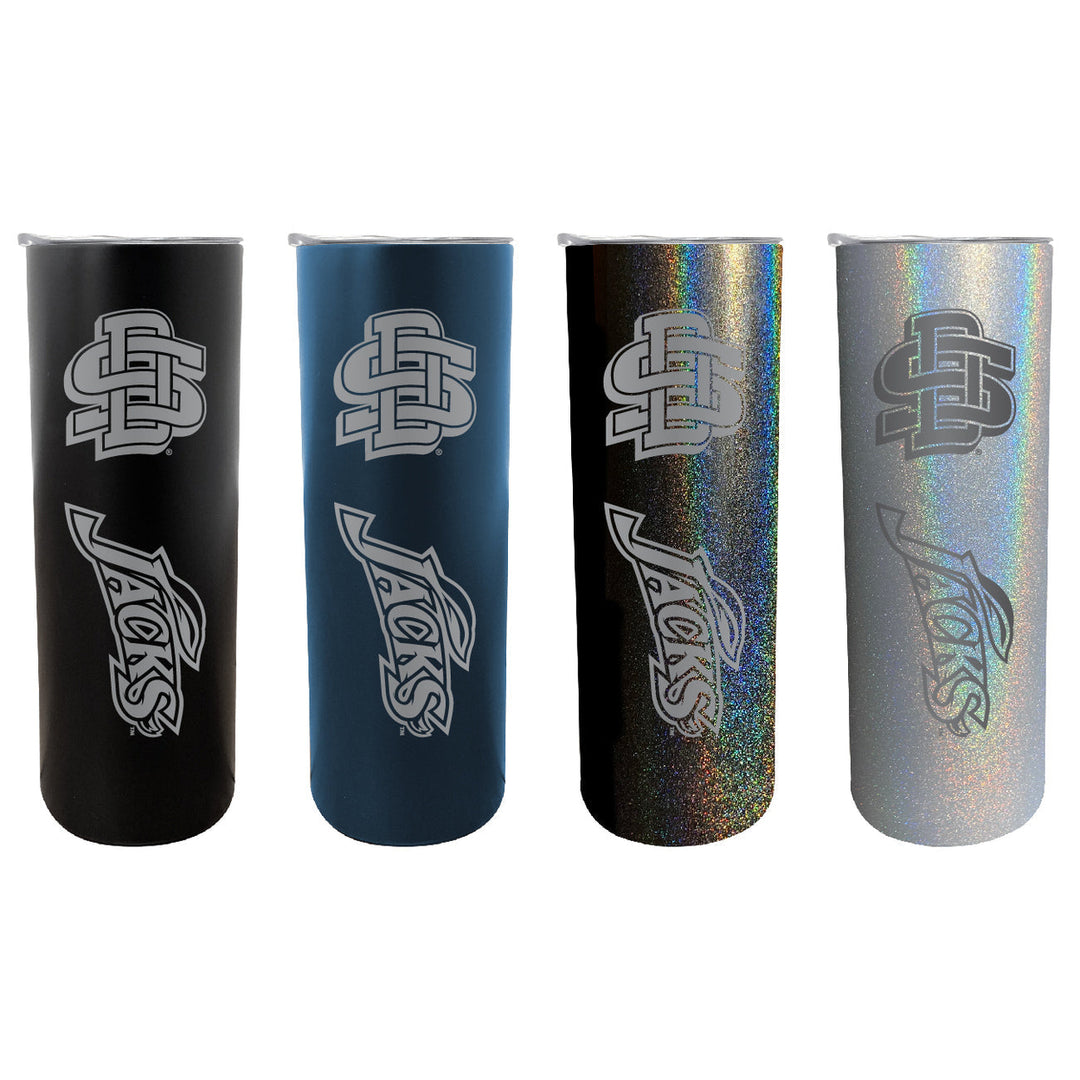 South Dakota State Jackrabbits NCAA Laser-Engraved Tumbler - 16oz Stainless Steel Insulated Mug Image 1