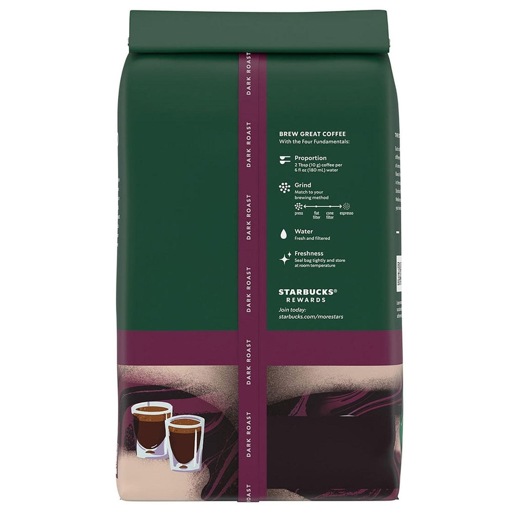 Starbucks Whole Bean Coffee Espresso Roast Dark (40 Ounce) Image 2