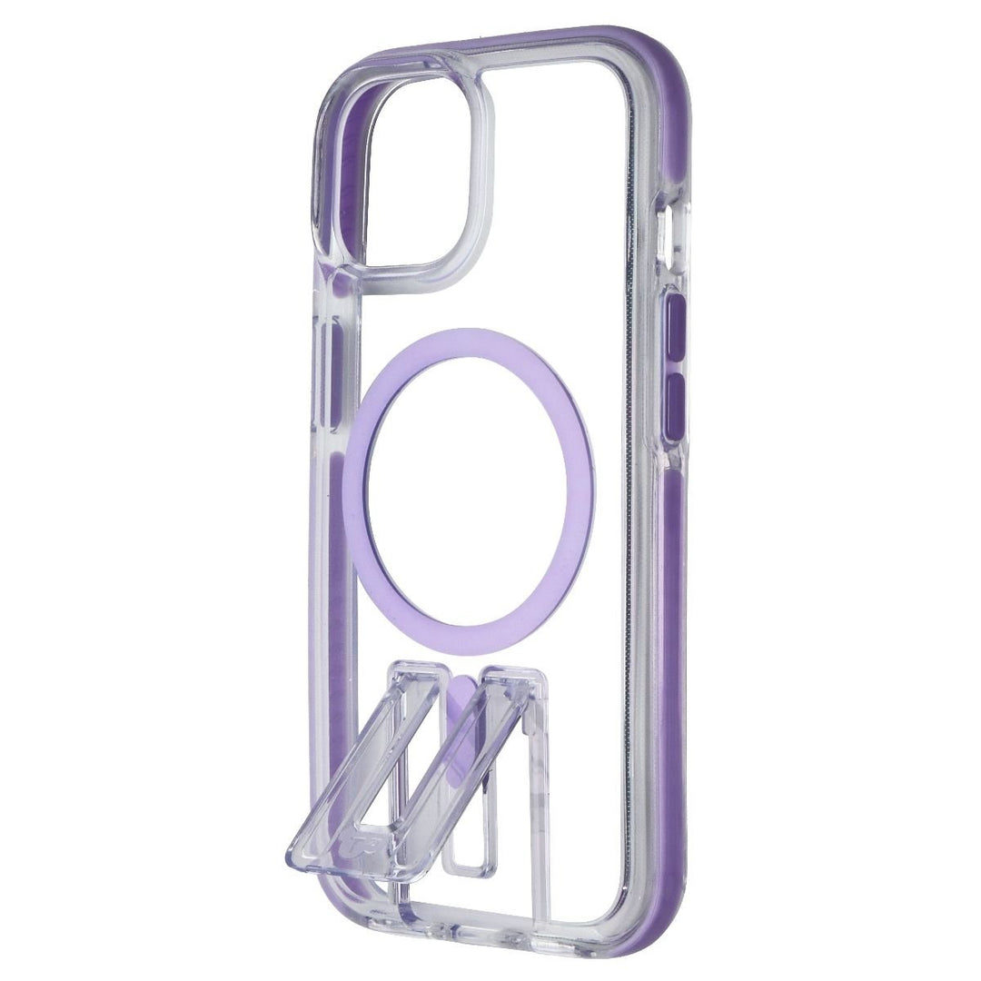 Tech 21 EvoCrystal Kick Series Case for MagSafe for Apple iPhone 15 - Lilac Image 1