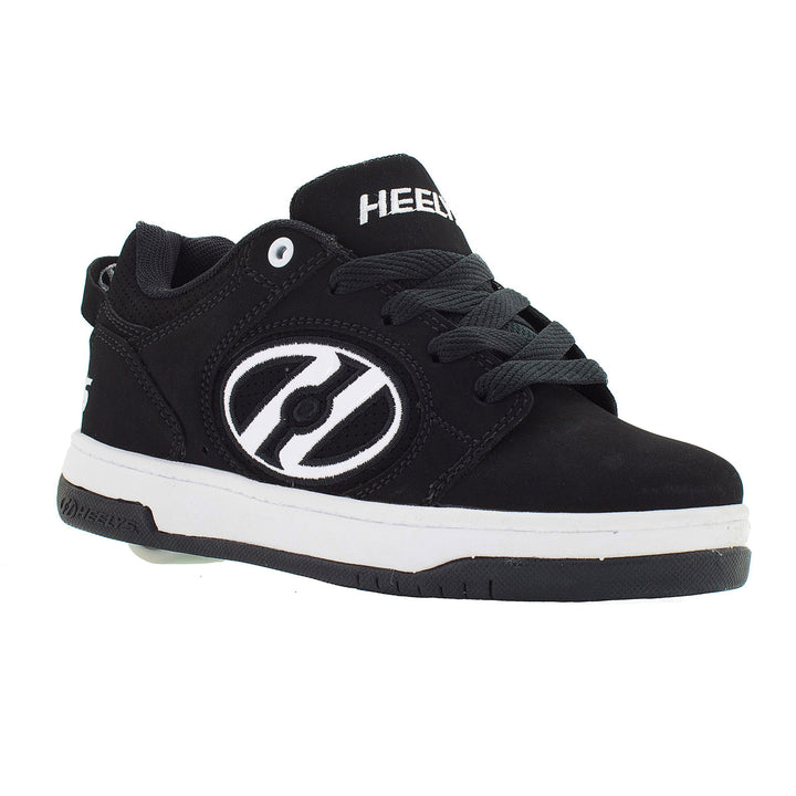 HEELYS Unisex Kids Voyager Wheeled Shoe Black/White - HE100713H 3 BLACK/WHITE Image 1