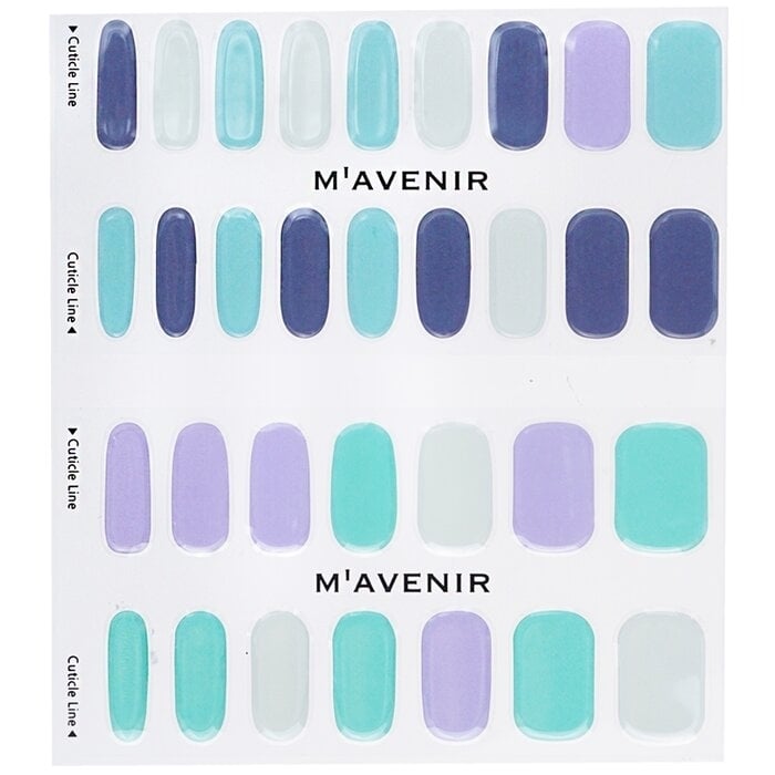 Mavenir - Nail Sticker (Blue) - Mint Berry Me Nail(32pcs) Image 2