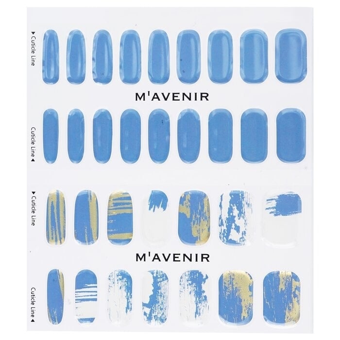 Mavenir - Nail Sticker (Blue) - Como Sea Nail(32pcs) Image 2