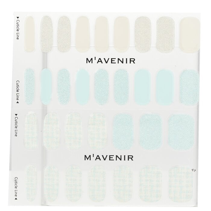 Mavenir - Nail Sticker (Blue) - Blue In Tweed Nail(32pcs) Image 1