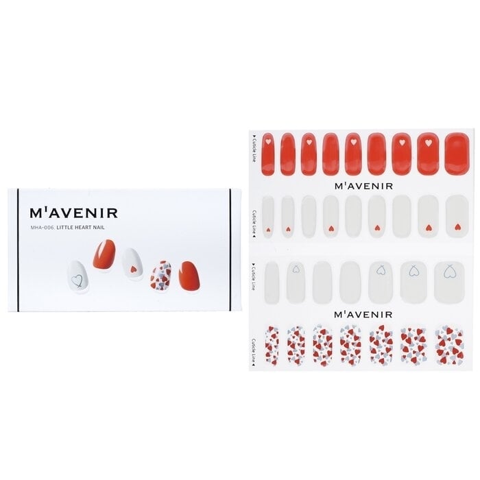 Mavenir - Nail Sticker (Assorted Colour) - Little Heart Nail(32pcs) Image 1