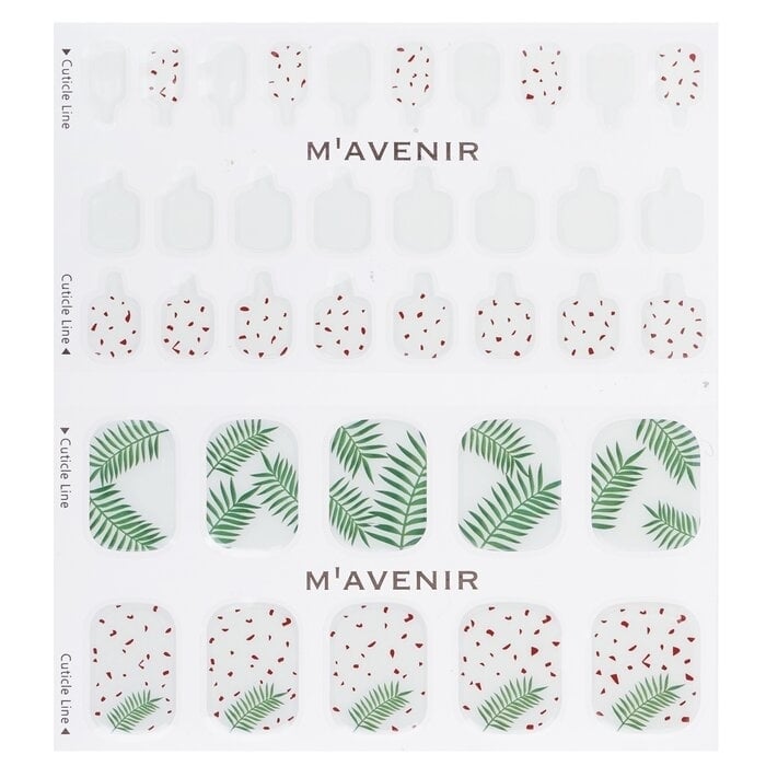 Mavenir - Nail Sticker (Patterned) - Greenery Pedi(36pcs) Image 2