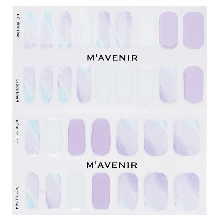 Mavenir - Nail Sticker (Assorted Colour) - Silver Pointnail Nail(32pcs) Image 2