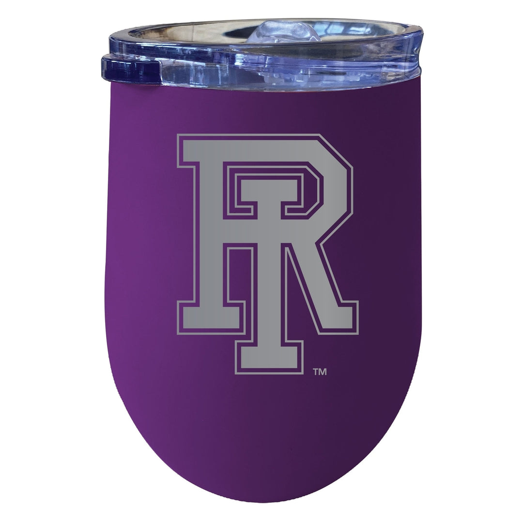 Rhode Island University 12oz Laser Etched Insulated Wine Stainless Steel Tumbler Image 1