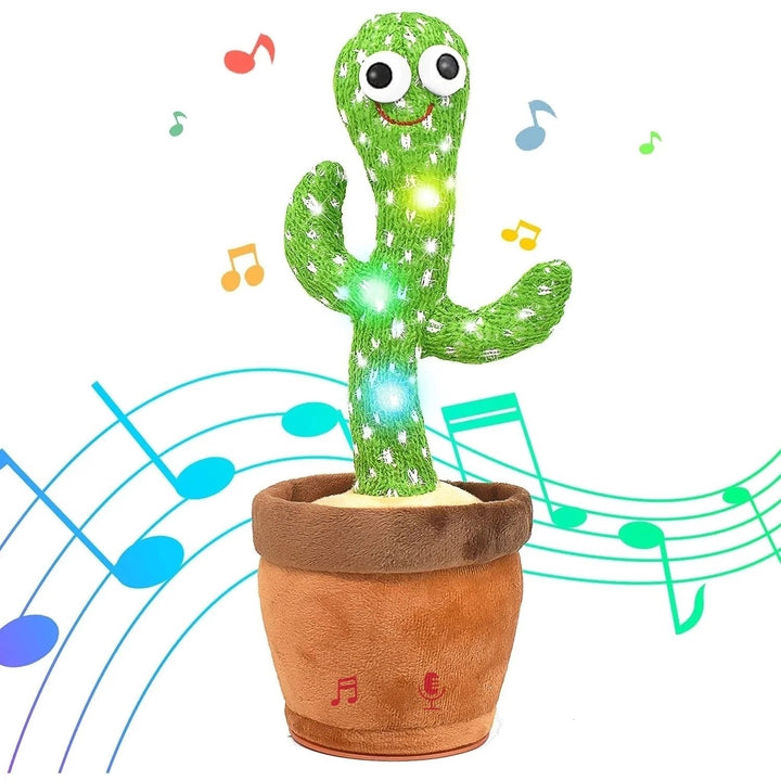 Dancing Cactus Toy Plush Talking Singing USB Rechargeable for Babies Toddlers Image 3