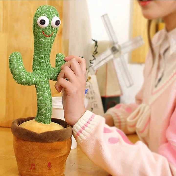 Dancing Cactus Toy Plush Talking Singing USB Rechargeable for Babies Toddlers Image 7