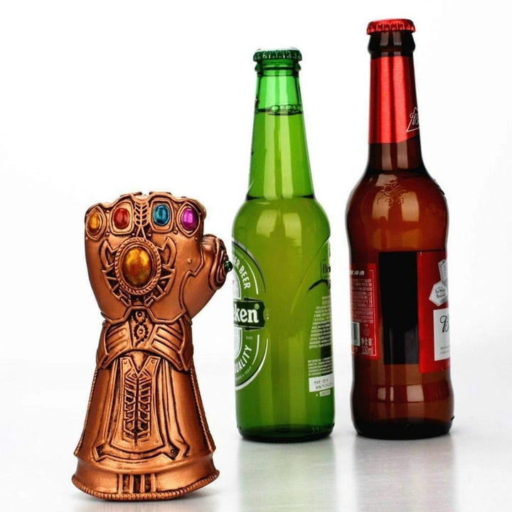 Eddieson Thanos Gauntlet Bottle Opener Retro Copper Superhero Gift Bar Decor Image 6