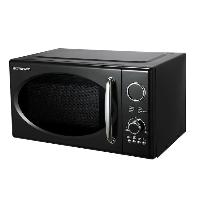 Emerson Radio 0.9-cu ft 800-Watt Countertop Microwave (Black) Image 1