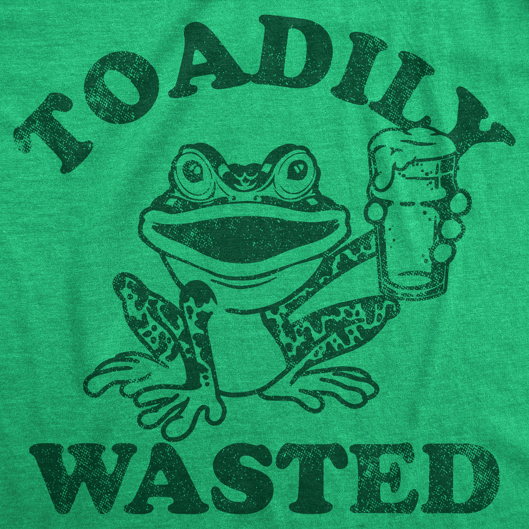 Womens Funny T Shirts Toadily Wasted Sarcastic Drinking Graphic Tee For Ladies Image 2