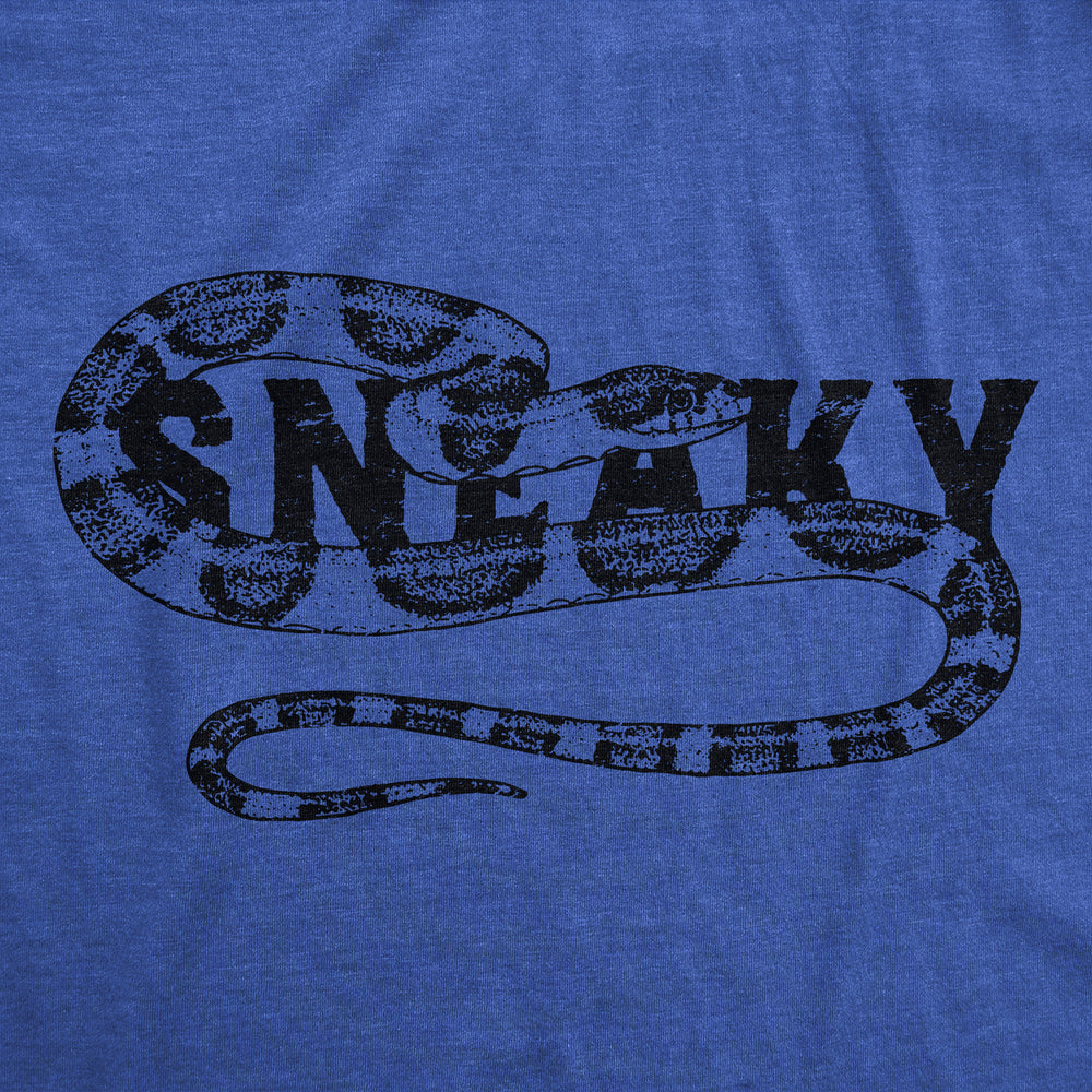 Mens Funny T Shirts Sneaky Snake Sarcastic Graphic Tee For Men Image 2