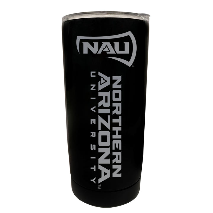 Northern Arizona University 16 oz Stainless Steel Etched Tumbler - Choose Your Color Image 1