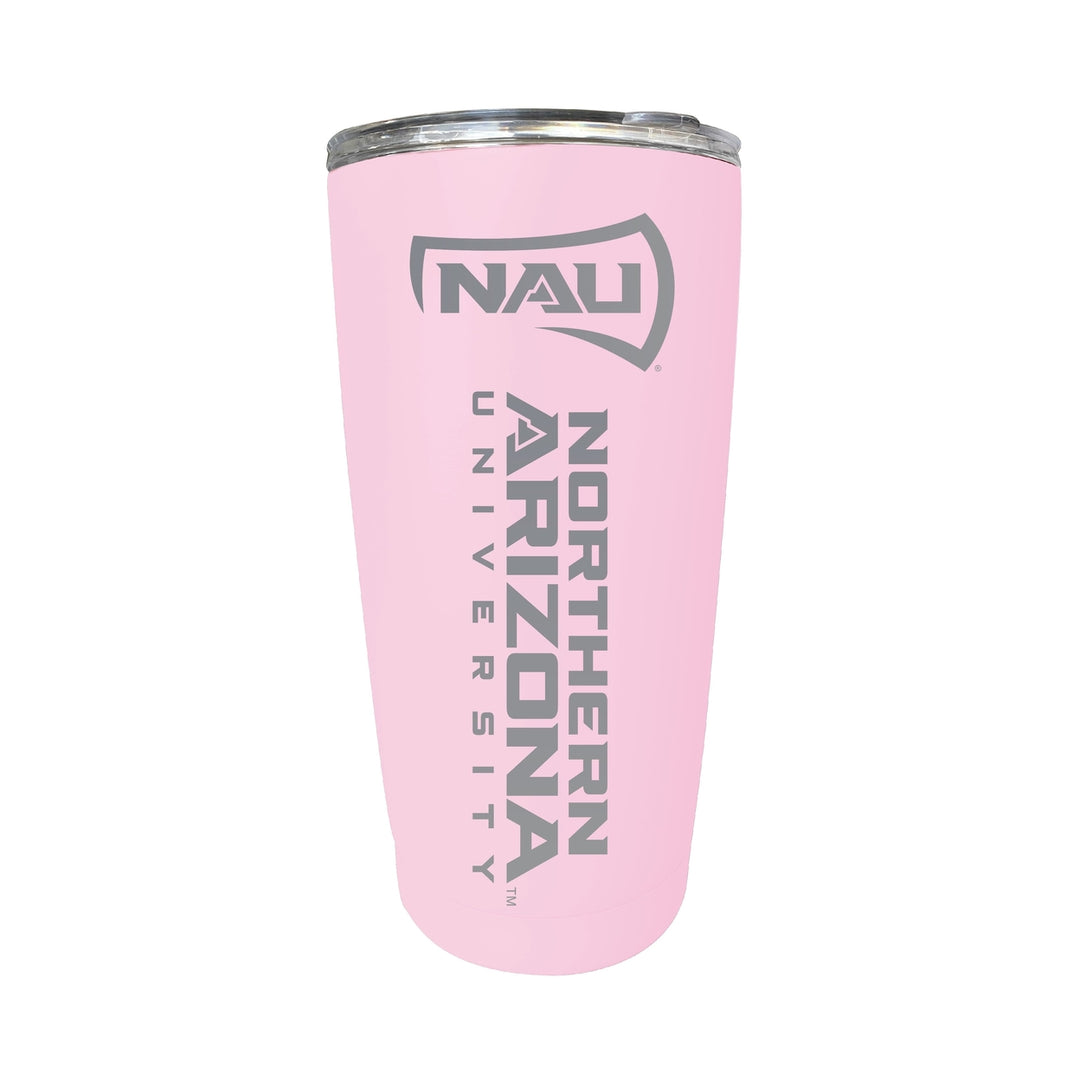 Northern Arizona University 16 oz Stainless Steel Etched Tumbler - Choose Your Color Image 4