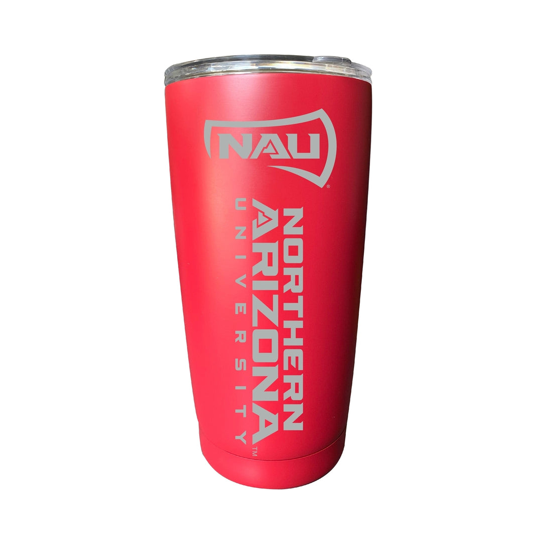 Northern Arizona University 16 oz Stainless Steel Etched Tumbler - Choose Your Color Image 4