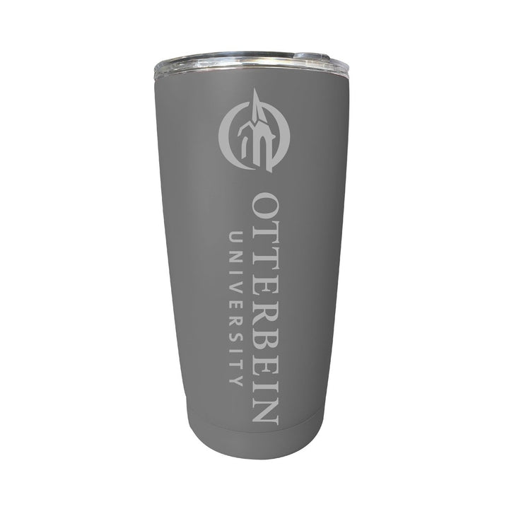 Otterbein University 16 oz Stainless Steel Etched Tumbler - Choose Your Color Image 2