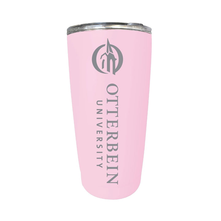 Otterbein University 16 oz Stainless Steel Etched Tumbler - Choose Your Color Image 3