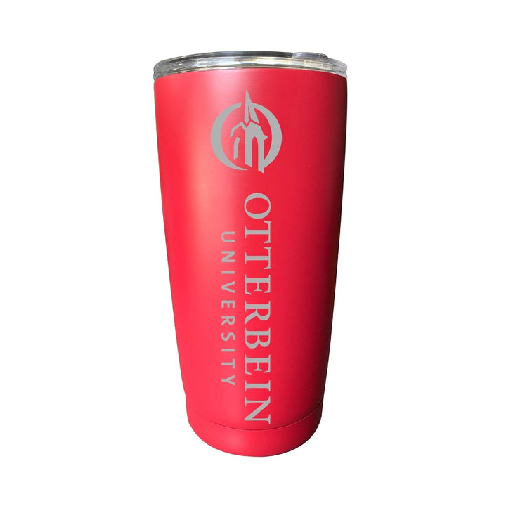 Otterbein University 16 oz Stainless Steel Etched Tumbler - Choose Your Color Image 1