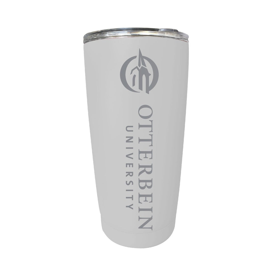 Otterbein University 16 oz Stainless Steel Etched Tumbler - Choose Your Color Image 6