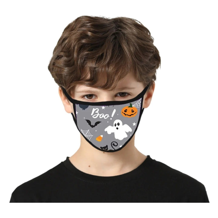 6-Pack Kids Halloween Face MaskReusableWashable Face CoverOne Size fits Most KidsBoys and Girls Masks Image 4