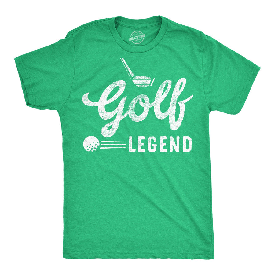 Mens Funny T Shirts Golf Legend Sarcastic Sports Graphic Tee Image 1
