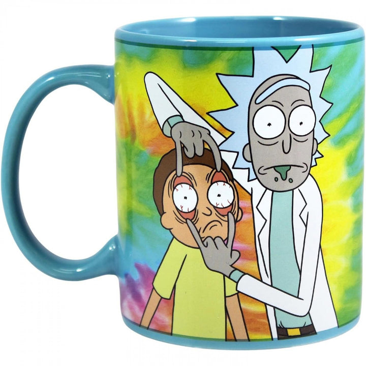 Rick And Morty Psychedelic Heat Color Changing 11 oz. Ceramic Mug Image 1