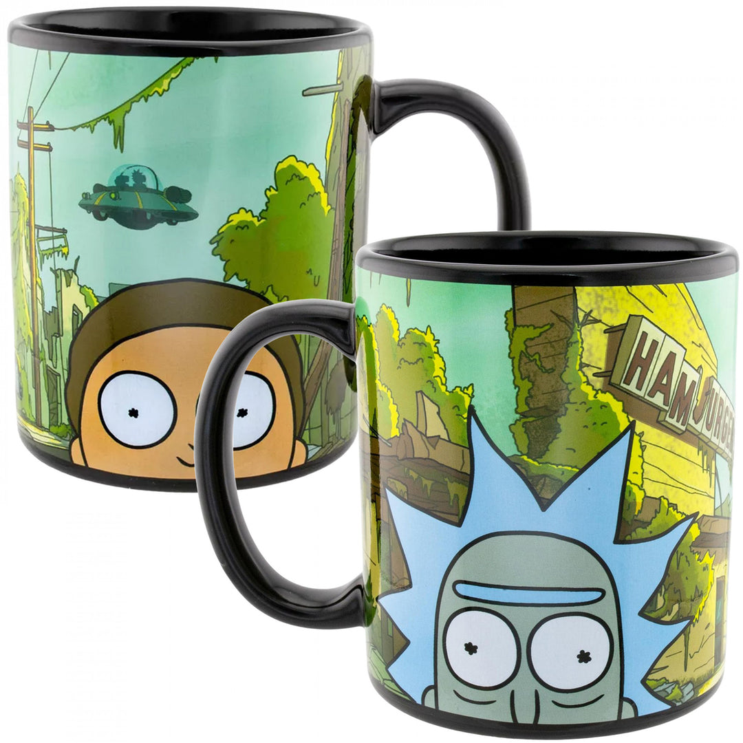 Rick And Morty Post-Apocalyptic 20 oz. Ceramic Mug Image 1