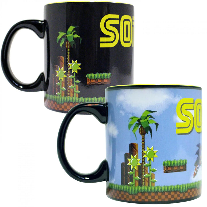 Sonic the Hedgehog Heat-Reveal 20 oz. Ceramic Mug Image 1