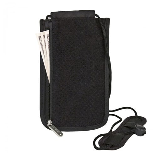 Travelon RFID Blocking Deluxe Boarding Pouch Black 42372-500 One Size Travel Organizer Image 2