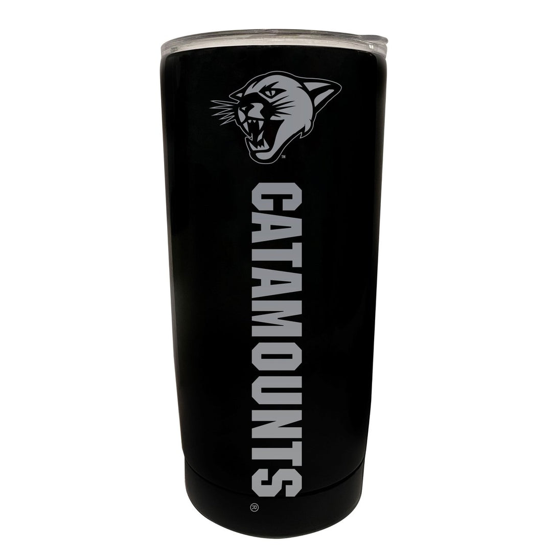 Vermont Catamounts 16 oz Stainless Steel Etched Tumbler - Choose Your Color Image 1