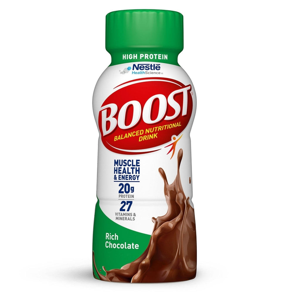 BOOST 20g High Protein Nutritional DrinkChocolate8 Fluid Ounce (Pack of 28) Image 2