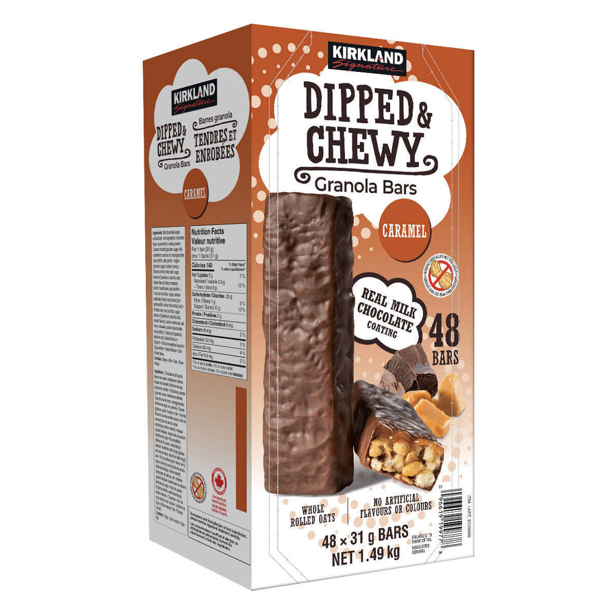 Kirkland Signature Dipped and Chewy Granola Bar1.09 Ounce (Pack of 48) Image 1