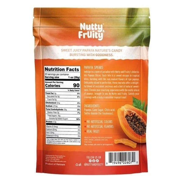 Nutty and Fruity Papaya Slices20 Ounce Image 2