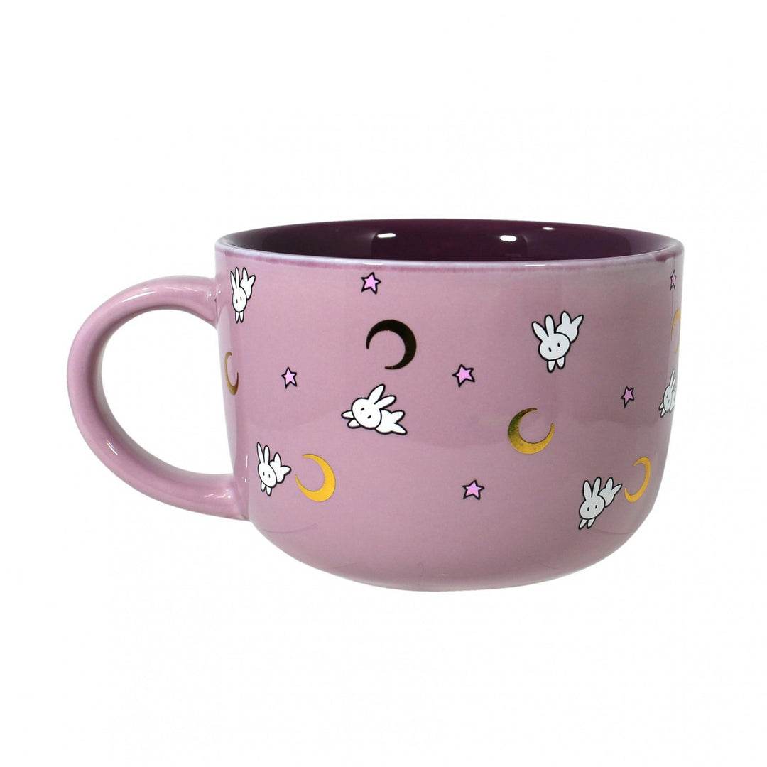 Sailor Moon Stars and Moon 12 oz. Soup Bowl Mug Image 1